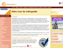 Tablet Screenshot of orthopedie.nl